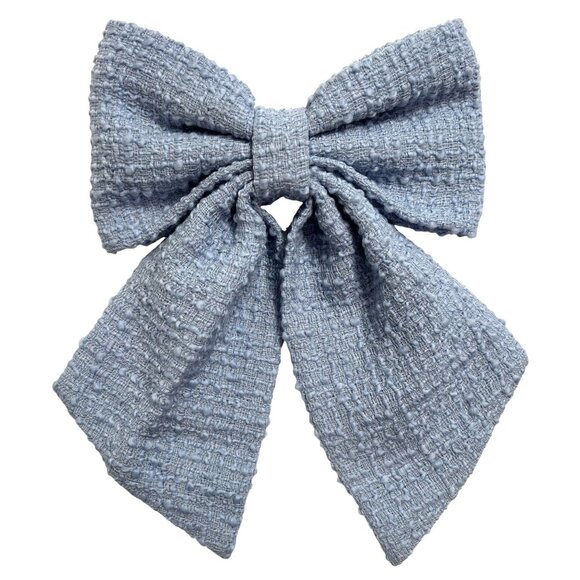 Henriette von Gruenberg Boucle Bow in Blue